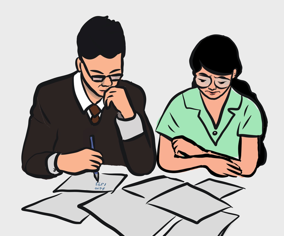 Kollegen helfen & Teamarbeit