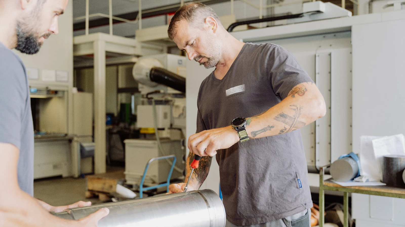 Blick in die Werkstatt