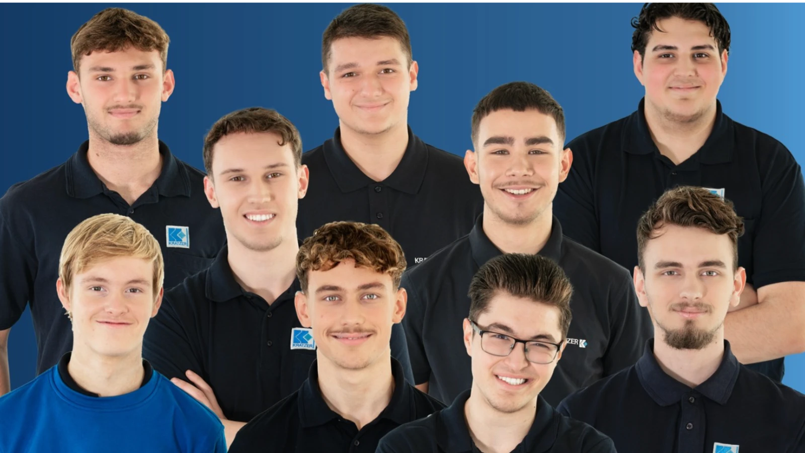 Großes Ausbildungsteam